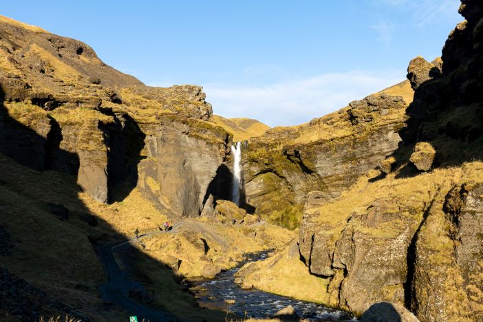 Kvernufoss Waterfall